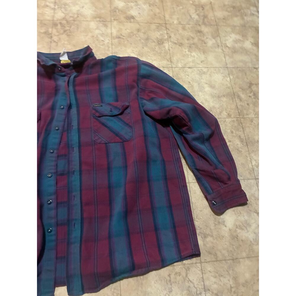 Vintage OshKosh Multicolor Flannel Button-Up Shirt Tagless